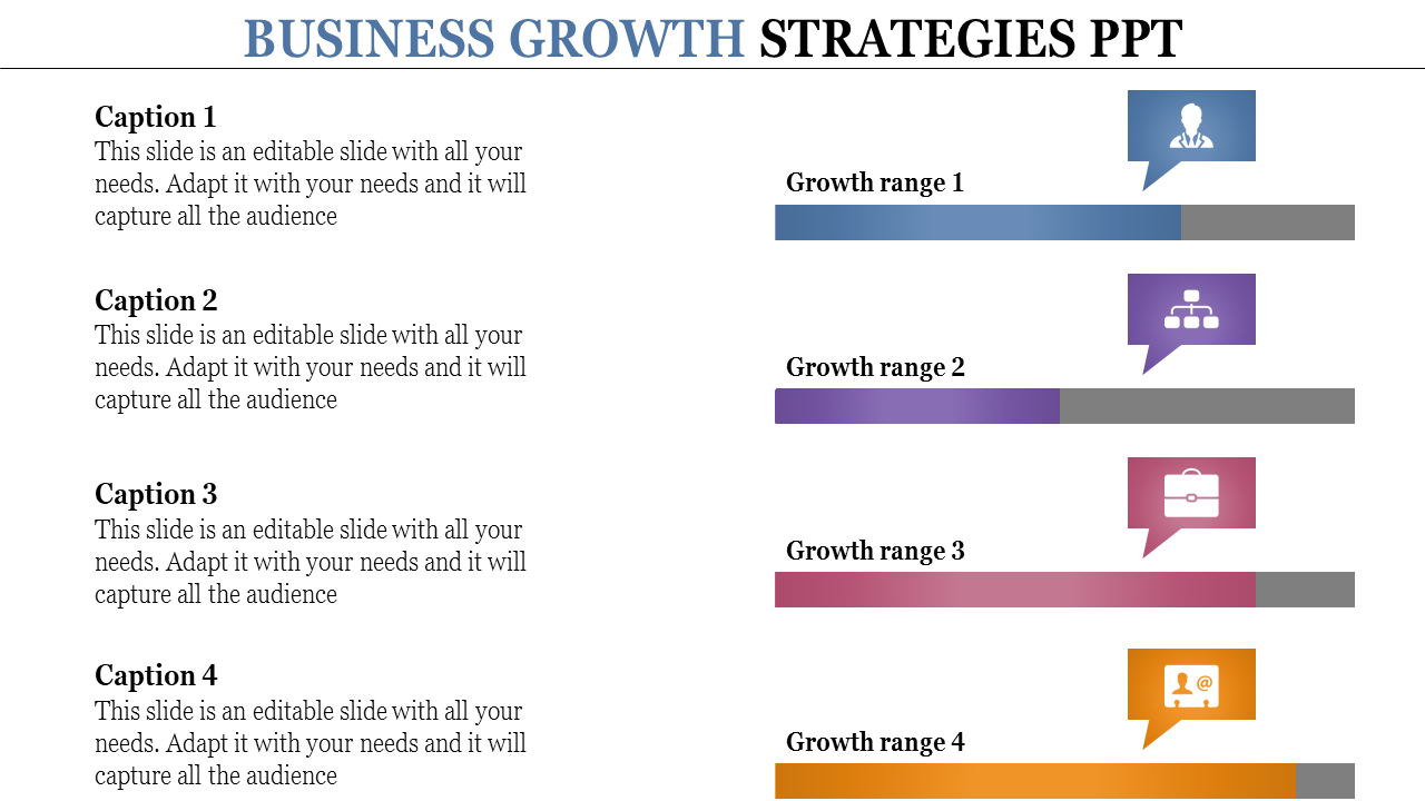 Free - Download the Best Business Growth Strategies PPT and Google Slides